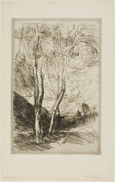 フィレンツェのドゥオモ 作： Jean Baptiste Camille Corot