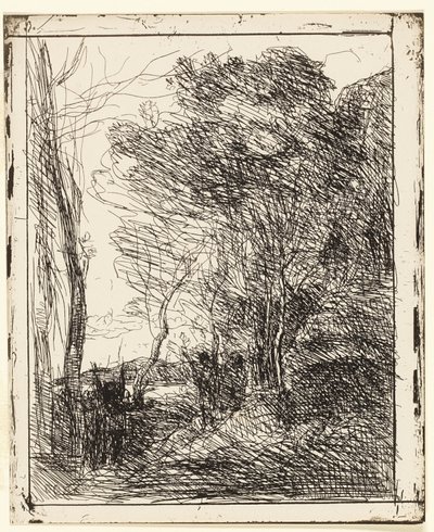 ガリア開拓地 作： Jean Baptiste Camille Corot