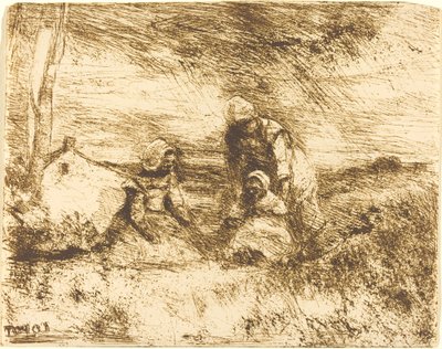 リトル・シスター リトル・シスター、1854年。 作： Jean Baptiste Camille Corot