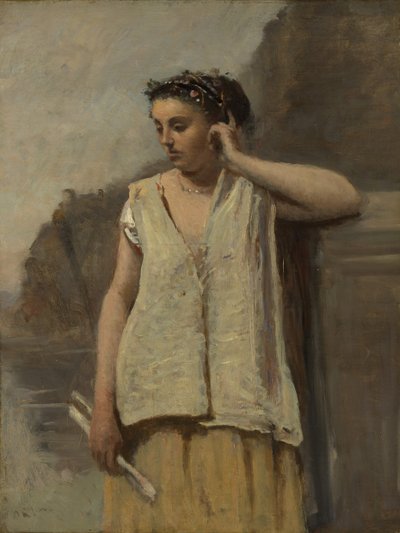 ミューズ: 歴史、約。 1865年。 作： Jean Baptiste Camille Corot