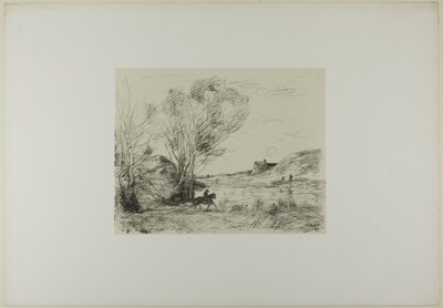 葦のライダー 作： Jean Baptiste Camille Corot