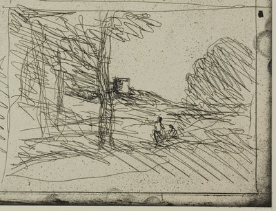 ヘンリー8世の塔 作： Jean Baptiste Camille Corot