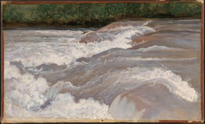 テルニのカスケードの上のヴェリーノ 作： Jean Baptiste Camille Corot