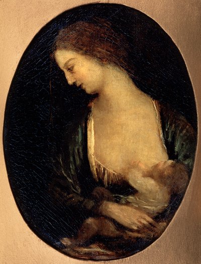ヴァーヌイユの聖母、1850〜1860年。 作： Jean Baptiste Camille Corot