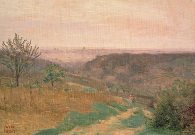 ヴィルダヴレー、ホーツドセーヌ 作： Jean Baptiste Camille Corot