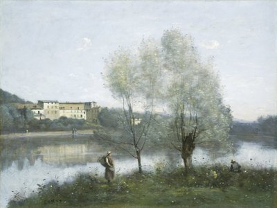 ヴィル＝ダヴレー、1865年頃（キャンバスに油彩） 作： Jean Baptiste Camille Corot