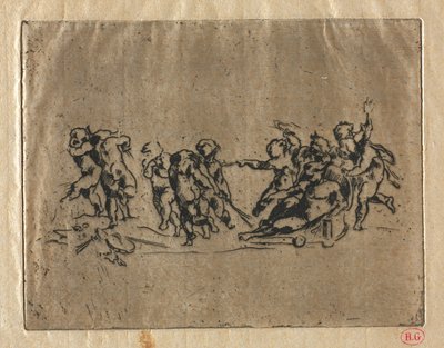 子供とチャリオットとバカナル 作： Jean Baptiste Carpeaux