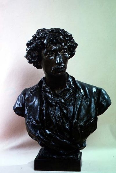 シャルル・ガルニエ（1825-98）の胸像（ブロンズ 作： Jean Baptiste Carpeaux