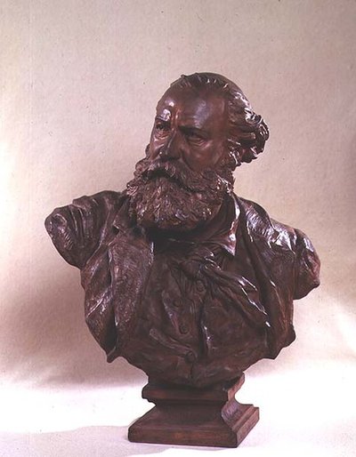 シャルル・グノー（1818-93）の胸像 1874年頃（ブロンズ 作： Jean Baptiste Carpeaux