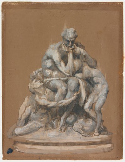 彫刻ウゴリーノと彼の子供たちのための習作 作： Jean Baptiste Carpeaux
