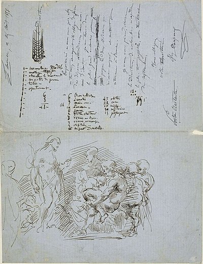 洗礼者ヨハネの説教 作： Jean Baptiste Carpeaux