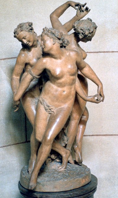 三美神、c1847-1875 作： Jean Baptiste Carpeaux
