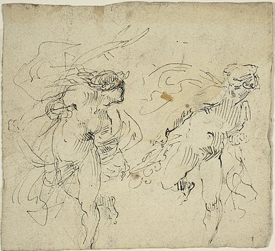 走る2人の男性 作： Jean Baptiste Carpeaux
