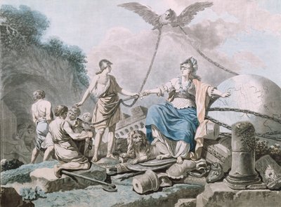 奴隷解放の寓意 作： Jean Baptiste Chapuy