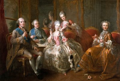 チョコレートのカップペンティエーヴル一家 作： Jean Baptiste Charpentier