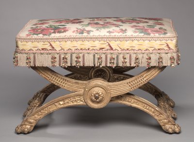スツール、1786-1787 作： Jean Baptiste Claude Sene