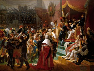 1804年7月15日、サン＝ルイ・デ・アンヴァリッドでの軍団の最初の送金 作： Jean Baptiste Debret