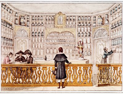 The apothecary（プリント 作： Jean Baptiste Debret