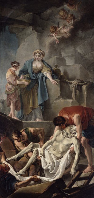 聖アンドリューの墓、1760 作： Jean Baptiste Deshays de Colleville