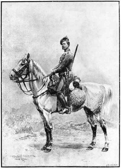 ロシアの警備員、1892年。 作： Jean Baptiste Edouard Detaille