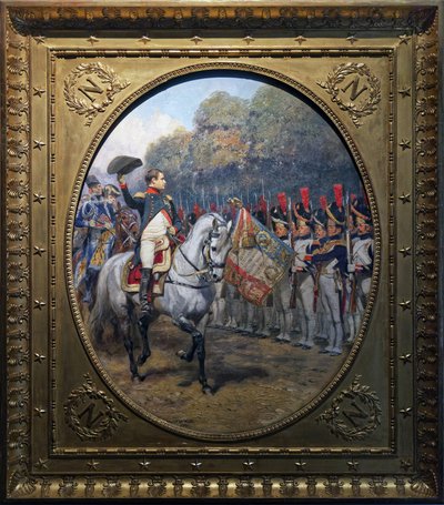 1810年のレビュー、c.1875-1900 作： Jean Baptiste Edouard Detaille