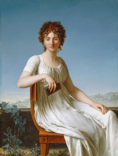 コンスタンス・ピペレットの肖像、1797年。 作： Jean Baptiste Francois Desoria