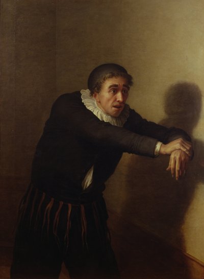 「The Miser」のHarpagonとしての俳優Grandmesnil（fl.1790） 作： Jean Baptiste Francois Desoria