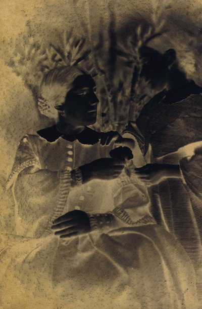 女性と子供の肖像、1855年。 作： Jean Baptiste Frénet