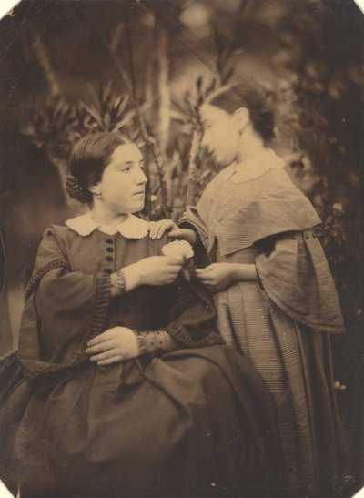女性と子供の肖像」1855年 作： Jean Baptiste Frénet