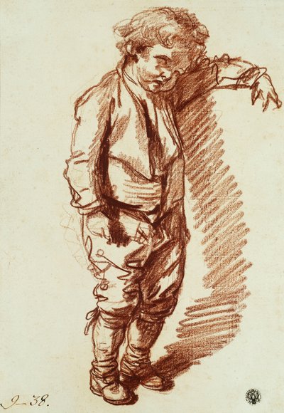 立っている男の子 作： Jean Baptiste Greuze