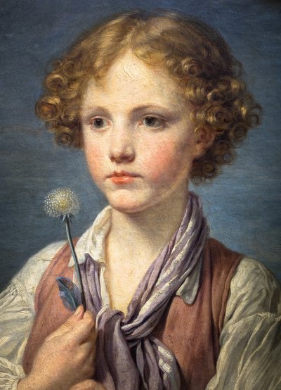 若き羊飼い 作： Jean-Baptiste Greuze