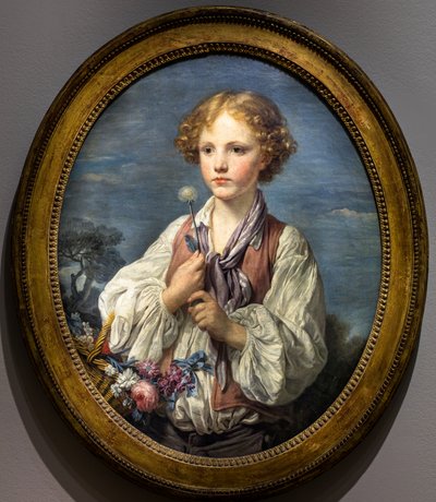 若き羊飼い 作： Jean-Baptiste Greuze