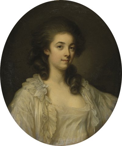 フランス語：シャンクネッツ夫人の肖像 シャンクネッツ夫人の肖像 作： Jean-Baptiste Greuze