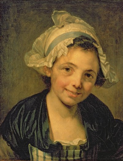 ボンネットの女の子 作： Jean Baptiste Greuze