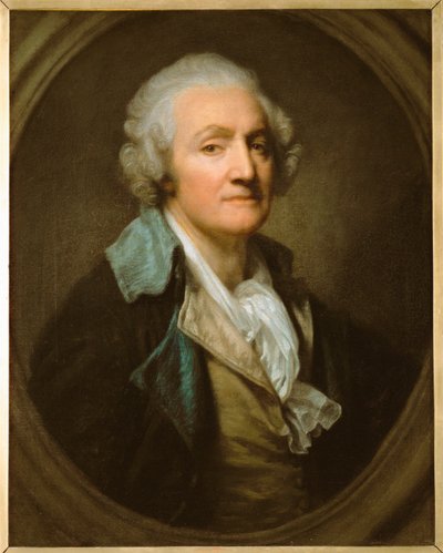 ジャン・バティスト・グルーズ、自画像... 作： Jean-Baptiste Greuze