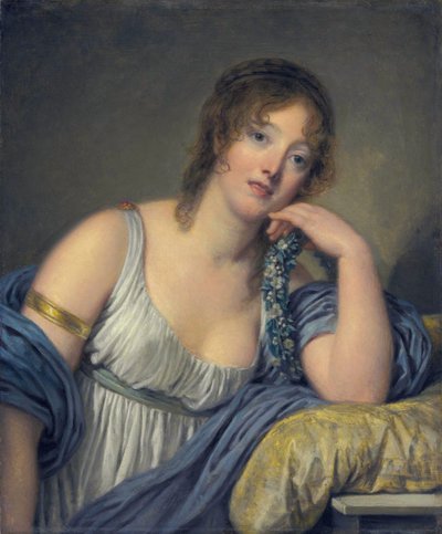 ジャンヌ・フィリベルテ・ルドゥー（ジャン＝バティスト・グルーズ作 作： Jean-Baptiste Greuze