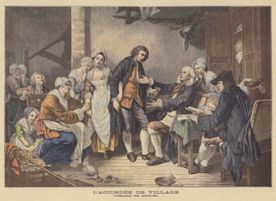 村合意 作： Jean Baptiste Greuze