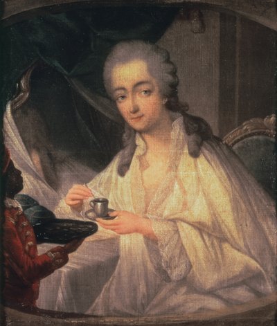 バリー伯爵夫人（1743-93） 作： Jean Baptiste Greuze