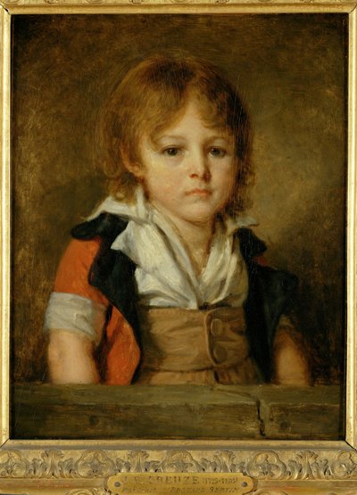 幼少期のベルタン氏、後に画家、ジャーナリストとなる... 作： Jean-Baptiste Greuze