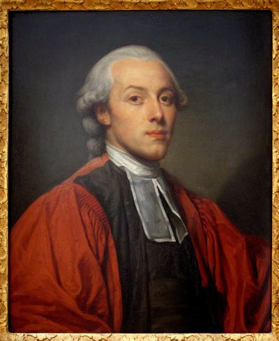 シャルル・ポール・ジャン・バティスト・ドゥ・ブルジュバン・ドゥ・ヴィアラール・ド・サン・モリス（1772-1817）の肖像。ジャン・バティスト・グルーズ（1725-1805）による絵画、木に油彩。フランス美術 作： Jean Baptiste Greuze