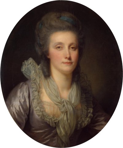エカテリーナ・シュヴァロヴァ伯爵夫人の肖像 作： Jean-Baptiste Greuze