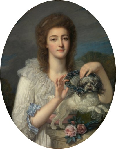 ヴァルヴァラ・ニコラエヴナ・ガガリーナ王女（1762～1802年） 作： Jean-Baptiste Greuze