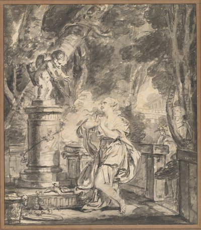 愛への犠牲 作： Jean Baptiste Greuze