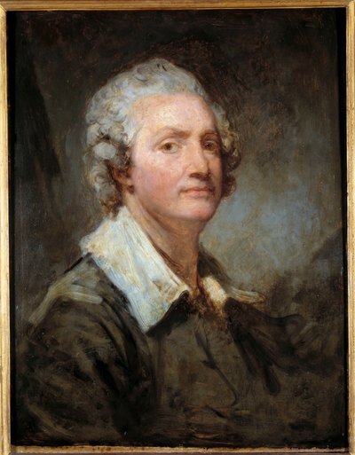 自画像 ジャン・バティスト・グルーズ（1725-1805）作 18世紀 日0.65×0.51m 作： Jean Baptiste Greuze