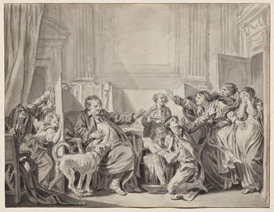 罪悪感と悔い改めの娘 作： Jean Baptiste Greuze