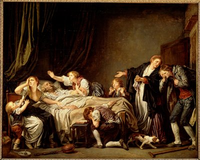 罰せられた息子」（油彩・キャンバス 作： Jean Baptiste Greuze