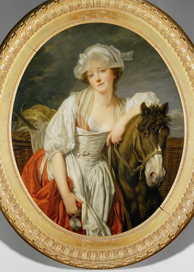 乳母（キャンバスに絵画） 作： Jean-Baptiste Greuze