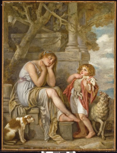 「シェリーラム、1780年代 作： Jean Baptiste Greuze