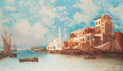 イースタンハーバー、1871 作： Jean Baptiste Henri Durand Brager