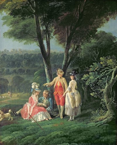 公園の散歩 作： Jean Baptiste Hilair